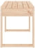 vidaXL Gartenbank 80x38x45 cm Massivholz Kiefer