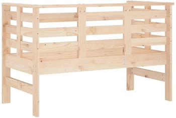 vidaXL Gartenbank 111,5x53x71 cm Massivholz Kiefer