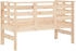 vidaXL Gartenbank 111,5x53x71 cm Massivholz Kiefer
