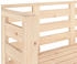 vidaXL Gartenbank 111,5x53x71 cm Massivholz Kiefer