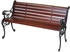 MCW Gartenbank F98 2-Sitzer Braun