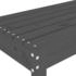 vidaXL Gartenbank Grau 110x38x45 cm Massivholz Kiefer