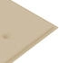 vidaXL Batavia-Bank mit Beigem Kissen 150 cm Massivholz Teak
