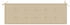vidaXL 3-Sitzer-Gartenbank mit Auflage 150 cm Massivholz Eukalyptus Beige