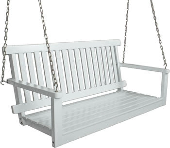 Garden Pleasure Hängebank Augusta 130 cm x 57 cm x 63 cm Weiß FSC Garden Pleasure Hängebank Augusta 130 cm x 57 cm x 63 cm Weiß FSC