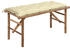 vidaXL Klappbare Gartenbank mit Auflage 118 cm Bambus 118 x 38 x 45 cm