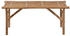 vidaXL Klappbare Gartenbank mit Auflage 118 cm Bambus 118 x 38 x 45 cm