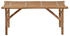 vidaXL Klappbare Gartenbank mit Auflage 118 cm Bambus HellGrün 118 x 38 x 45 cm