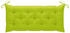 vidaXL Klappbare Gartenbank mit Auflage 118 cm Bambus HellGrün 118 x 38 x 45 cm
