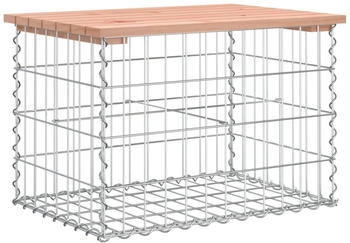 vidaXL Gartenbank aus Gabionen 63x44x42 cm Massivholz Douglasie