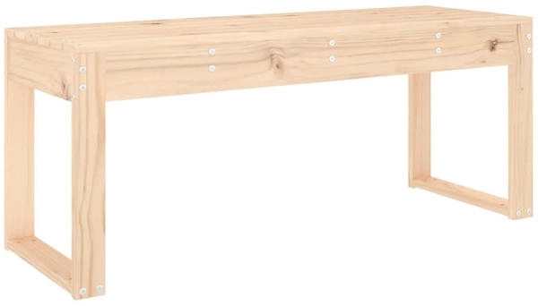 vidaXL Gartenbank 110x38x45 cm Massivholz Kiefer