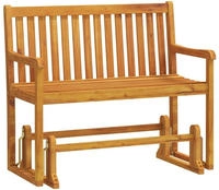 vidaXL Garten-Schaukelbank 110 cm Massivholz Akazie