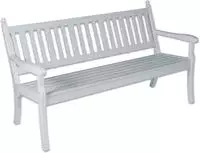 Blome 63001, Gartenbank, Landhausbank, Blome Hohenzollern 3-Sitzer wei&szlig;,