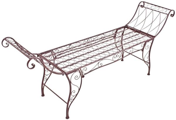 Garden Pleasure Lehnenbank 2-Sitzer (Eisen)