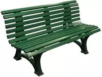 Blome Gartenbank Helgoland 3-Sitzer L&auml;nge 1500 mm gr&uuml;n