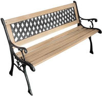 Gartenbank 122 Cm Holz - Vidaxl