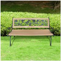 vidaXL Gartenbank 122 cm Holz