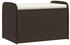 vidaXL Sitzbank mit Stauraum & Kissen Braun 80x51x52 cm Poly Rattan (365732) braun
