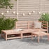 vidaXL Gartensofa mit Hocker 2-Sitzer Massivholz Douglasie (837975)