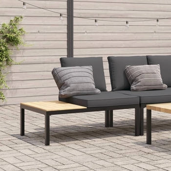 VidaXL Garten Ecksofa Kiefer Massivholz - Latten-Design Outdoor Möbel