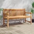 vidaXL Gartenbank 150 cm Massivholz Teak (316639)