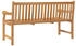 vidaXL Gartenbank 150 cm Massivholz Teak (316639)