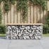 vidaXL Gartenbank aus Gabionen 103x31,5x42 cm Massivholz Kiefer (834350)