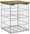 vidaXL Gartenbank aus Gabionen 33x31x42 cm Kiefernholz Imprägniert (834328)