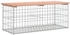 vidaXL Gartenbank aus Gabionen 103x44x42 cm Massivholz Douglasie (834360)