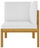 vidaXL Garten-Ecksofas 2 Stk. mit Auflagen Akazie Massivholz (312424)