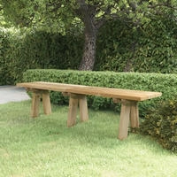 Vidaxl - Gartenbank 160 Cm Massivholz Kiefer Impr&auml;gniert 783179