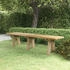 vidaXL Gartenbank 160 cm Massivholz Kiefer Imprägniert (318174) grün