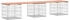 vidaXL Gartenbank aus Gabionen 203x44x42 cm Massivholz Douglasie (834342)