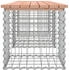 vidaXL Gartenbank aus Gabionen 203x44x42 cm Massivholz Douglasie (834342)