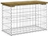 vidaXL Gartenbank aus Gabionen 63x31,5x42 cm Kiefernholz Imprägniert (834346)