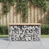 vidaXL Gartenbank aus Gabionen 83x31,5x42 cm Massivholz Kiefer (834347)