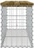 vidaXL Gartenbank aus Gabionen 103x31,5x42 cm Kiefernholz Imprägniert (834352)