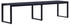 furnicato Gartenbank 180 cm PS-Platte schwarz (M608785)