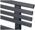Proregal Gartenbank Antigua 2-Sitzer graphitgrau 74 x 120 x 54 cm Kunststoff