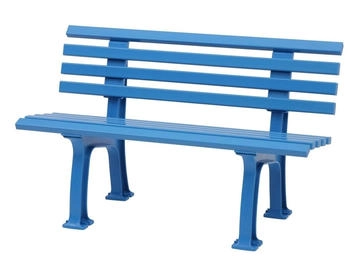 Proregal Gartenbank Antigua 2-Sitzer himmelblau 74 x 120 x 54 cm Kunststoff