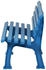 Proregal Gartenbank Antigua 2-Sitzer himmelblau 74 x 120 x 54 cm Kunststoff