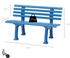 Proregal Gartenbank Antigua 2-Sitzer himmelblau 74 x 120 x 54 cm Kunststoff