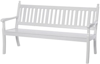 Proregal Gartenbank Aruba 3-Sitzer weiß 88 x 160 x 69 cm Kunststoff Proregal Gartenbank Aruba 3-Sitzer weiß 88 x 160 x 69 cm Kunststoff