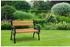 Blome 2er-Bank Linderhof 61 x 85 x 119 cm Holzoptik
