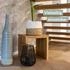 holz4home Massivholz Hocker Bank aus Eiche mit Baumkante XS