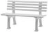 Proregal Gartenbank Antigua 2-Sitzer weiß 74 x 120 x 54 cm Kunststoff