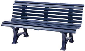 Proregal Gartenbank Jamaika 3-Sitzer blau 80 x 150 x 64 cm Kunststoff