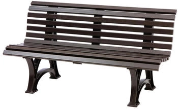Proregal Gartenbank Jamaika 3-Sitzer braun 80 x 150 x 64 cm Kunststoff Proregal Gartenbank Jamaika 3-Sitzer braun 80 x 150 x 64 cm Kunststoff
