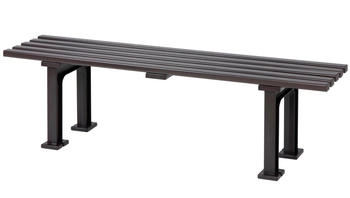 Proregal Gartenbank Kuba 3-Sitzer braun 42 x 150 x 37 cm Kunststoff Proregal Gartenbank Kuba 3-Sitzer braun 42 x 150 x 37 cm Kunststoff