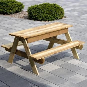 holz4home Outdoor Picknickbank Kinder
